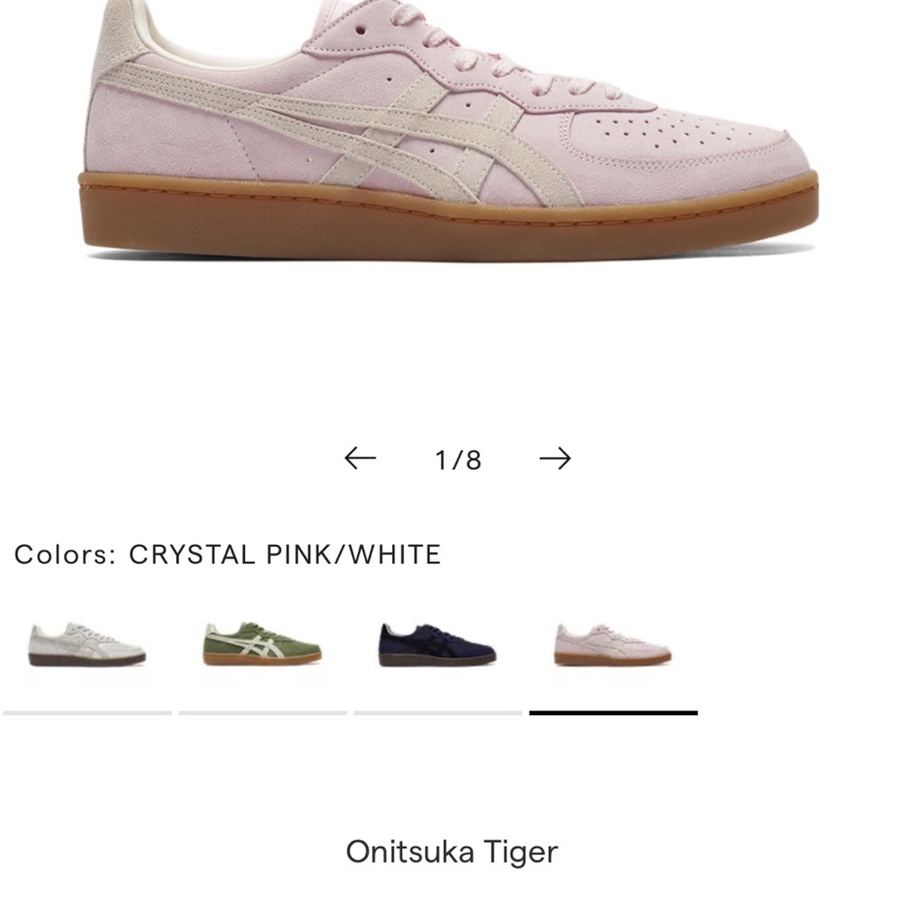 Onitsuka Tiger Crystal Pink & White Women's Sneakers